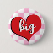 Big Little Sorority  Heart Button (Voorkant)