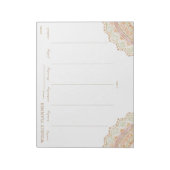 BIG LOVE  Gold Boho Mandala Weekly Planner Notitieblok (Gedraaid)