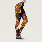 Big Luxury Gold Roos Modern Collectie Leggings (Rechts)