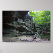 Big Lyon Herfsten, Mohican State Park, Ohio Poster (Voorkant)