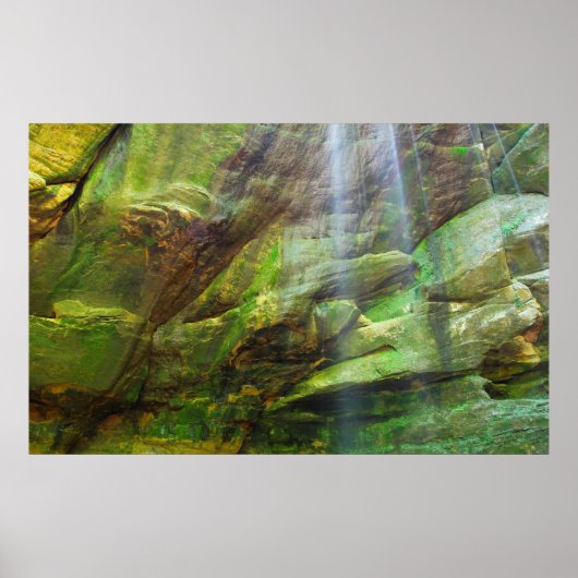 Big Lyon Herfsten, Mohican State Park, Ohio Poster (Voorkant)