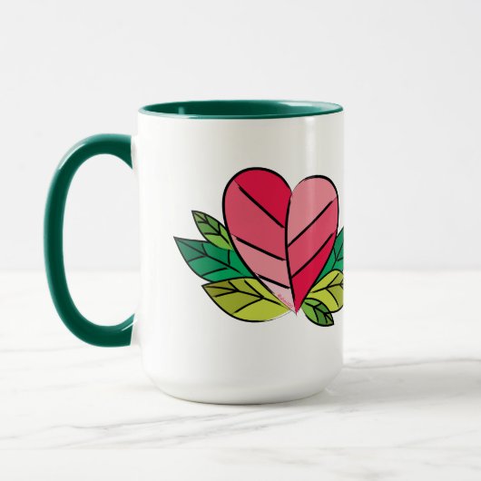 Big Mamacita Heart Mok (Links)