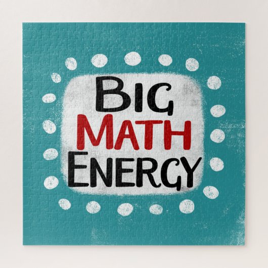 Big Math Energy Jigsaw Puzzle (Vertical)