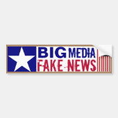 Big Media Fake News Bumpersticker (Voorkant)