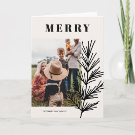 Big Merry & Leaves Feestdagen Kaart