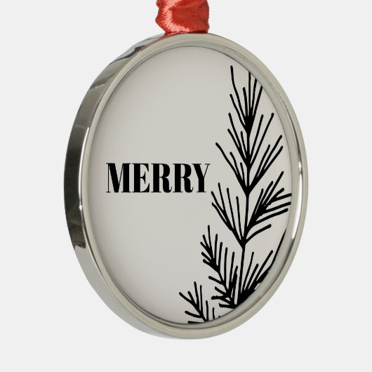 Big Merry & Leaves Ornament (Rechts)