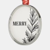 Big Merry & Leaves Ornament (Links)