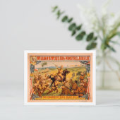 Big Minstrel Jubilee Charge San Juan Hill Briefkaart (Staand voorkant)