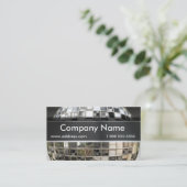 Big Mirror Ball Music Visitekaartjes (Staand voorkant)