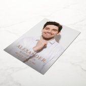 Big Mod Name Photo Ver Photo Graduate Faire-part (Rotation)