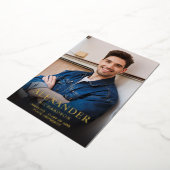 Big Mod Nom Photo V Photo D Graduate Faire-part (Rotation)