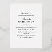 Big Mod Nom Photo V Photo D Graduate Faire-part (Verso)