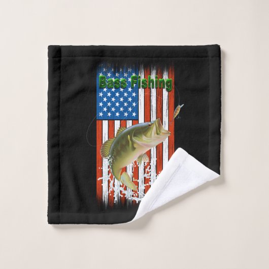 Big Mouth Basse Pêche USA (Gant de toilette)