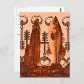 "Big Mouth Building" Briefkaart (Voorkant / Achterkant)