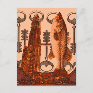 "Big Mouth Building" Briefkaart