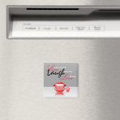 Big Mouth Live Laugh Carré Fridge Magnets (In Situ (Lave-vaisselle))