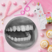 Big Mouth Paper Plates  Papieren Bordje (Feest)