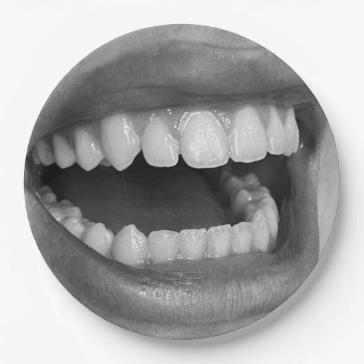 Big Mouth Paper Plates  Papieren Bordje (Voorkant)