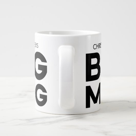 Big Mug | Grosse Mug | Coupe Jumbo | Mug de nom pe (Dos)