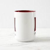Big Mug | Grosse Mug | Monogramme de nom personnal (Centre)