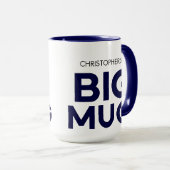 Big Mug | Grosse Mug | Mug de nom personnalisé (Devant droit)