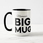 Big Mug | Grosse Mug | Nom personnalisé du script (Gauche)