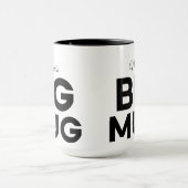 Big Mug | Grosse Mug | Nom personnalisé du script (Centre)