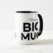 Big Mug | Grosse Mug | Nom personnalisé du script (Devant droit)