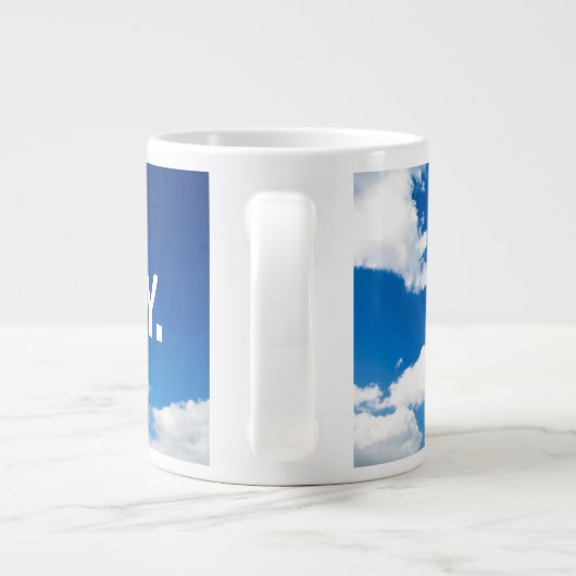 Big Muggy - Weather-Mok van 20 oz Extra Grote Beker (Achterkant)