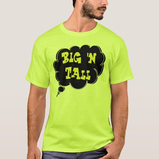 Big 'N Tall t-shirt door dalDesignNZ (S-6XL) (Voorkant)