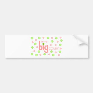 Big neef polkadot T-shirt Bumpersticker