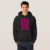 Big Neon Letters Hoodie (Voorkant volledig)