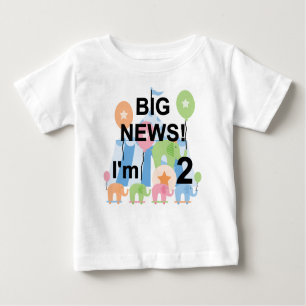 Big News Circus 2nd Birthday T-shirts et cadeaux