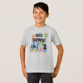 Big News Circus 2nd Birthday T-shirts et cadeaux (Devant entier)