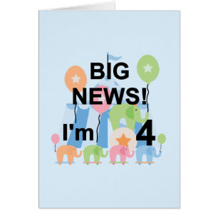 Big News Circus 4th Birthday T-shirts et cadeaux