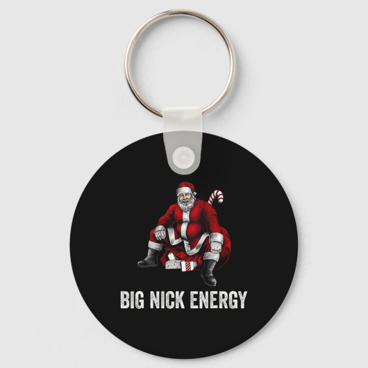 Big Nick Energy Fun Kerstmis 3 Sleutelhanger (Voorkant)