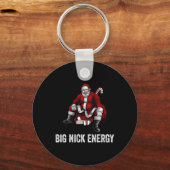 Big Nick Energy Fun Kerstmis 3 Sleutelhanger (Voorkant)