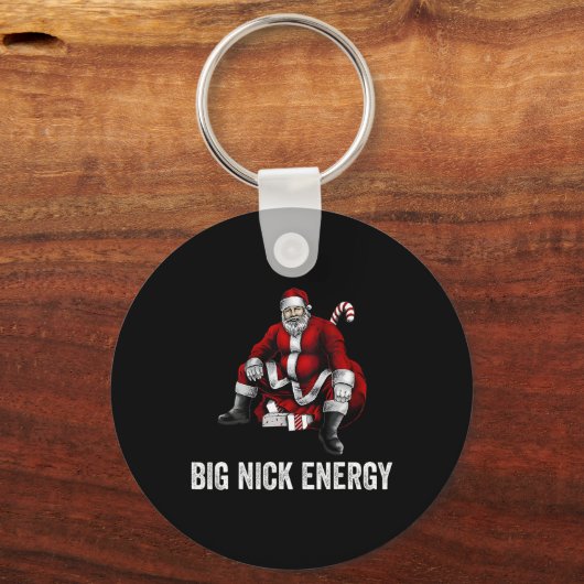 Big Nick Energy Fun Kerstmis 3 Sleutelhanger (Voorkant)