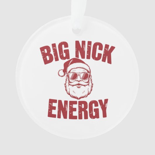 Big Nick Energy Funny Père Noël Rude Christmas Jok (devant)