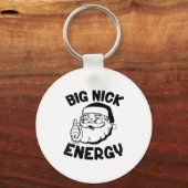 Big Nick Energy Funny Santa Christmas Sleutelhanger (Voorkant)