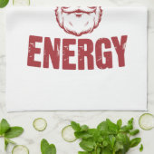 Big Nick Energy Funny Santa Rude Kerstgrap Theedoek (Gevouwen)