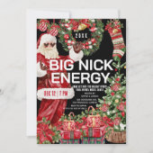 Big Nick Energy Kerstfeest Kaart (Voorkant)