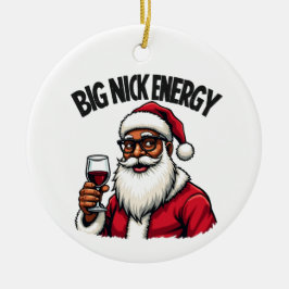 Big Nick Energy Kerstversiering Keramisch Ornament