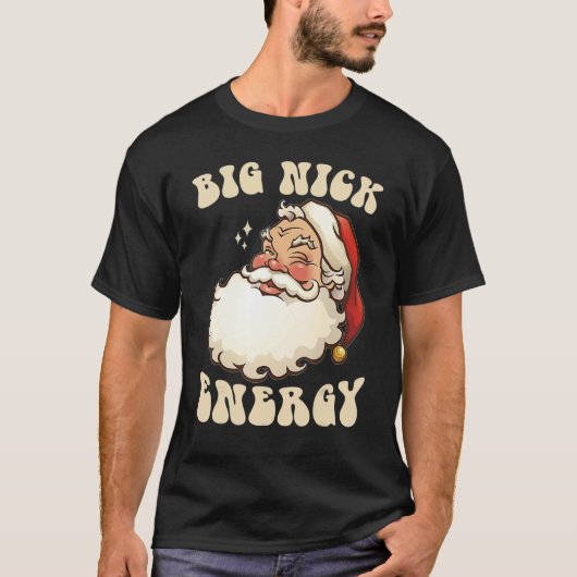 Big Nick Energy Noël Noël Gros Hommes Sweat (Devant)
