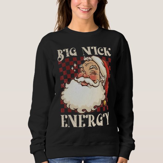 Big Nick Energy Noël Noël Vilain Sweat Men W (Devant)