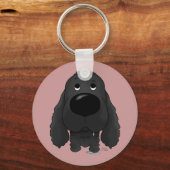 Big Nose Cocker Spaniel Sleutelhanger (Voorkant)