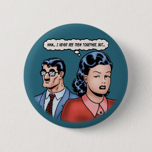 Big Nose Disguise Ronde Button 5,7 Cm