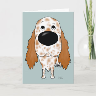 Big Nose English Setter Kaart