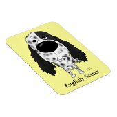 Big Nose English Setter Magneet (Rechterzijde)