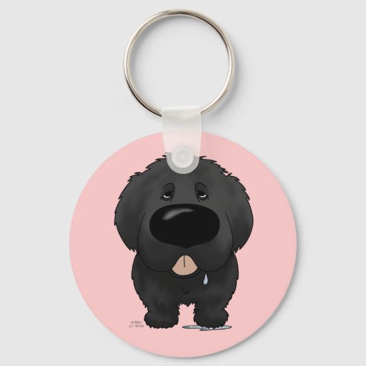 Big Nose Newfoundland Sleutelhanger (Voorkant)